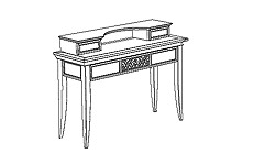 нажмите, чтобы увеличить <b>спальня Decor</b> - надстройка на туал. стол<br><b>спальня Decor</b> - туалетный стол на ножках